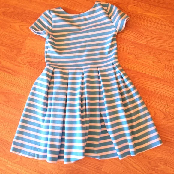 *Polo Ralph Lauren girls dress blue and white stripe sz M8/10 - Picture 8 of 8